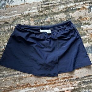 Croft & Barrow Dark Blue Micro Skort Size 14